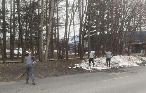 “文明健康、綠色環(huán)?！睈蹏l(wèi)生整潔行動